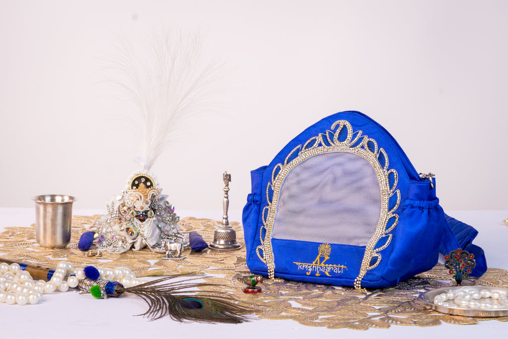 Travel With Krishna Bag –  Blue Colour