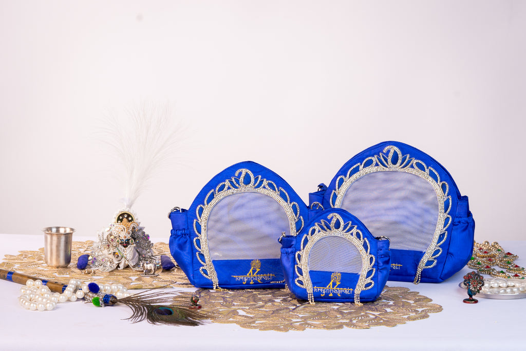 Travel With Krishna Bag –  Blue Colour