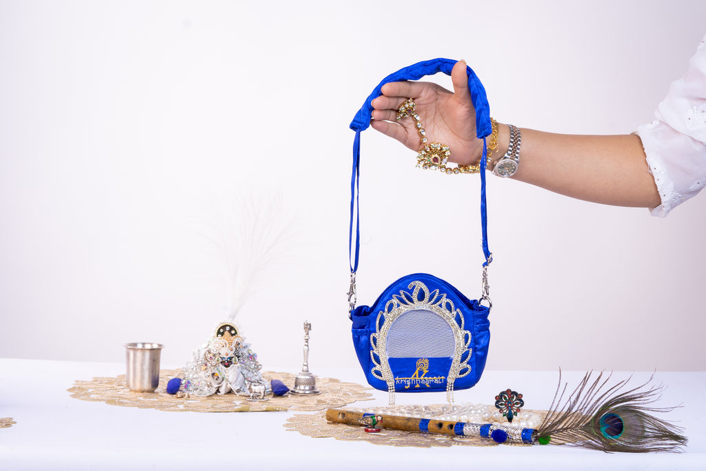 Travel With Krishna Bag –  Blue Colour